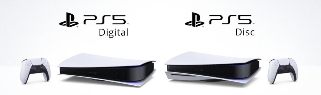 PS5 Disc and PS5 Digital