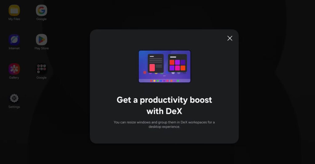 Android 16 One UI 8 DeX