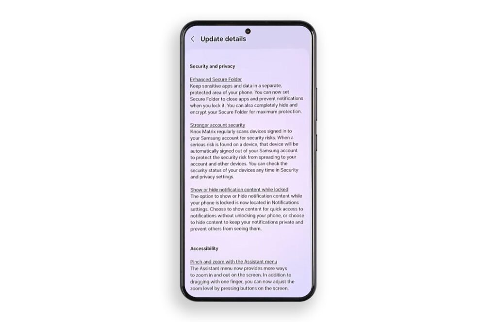 Android 16 One UI 8 Security and Privacy