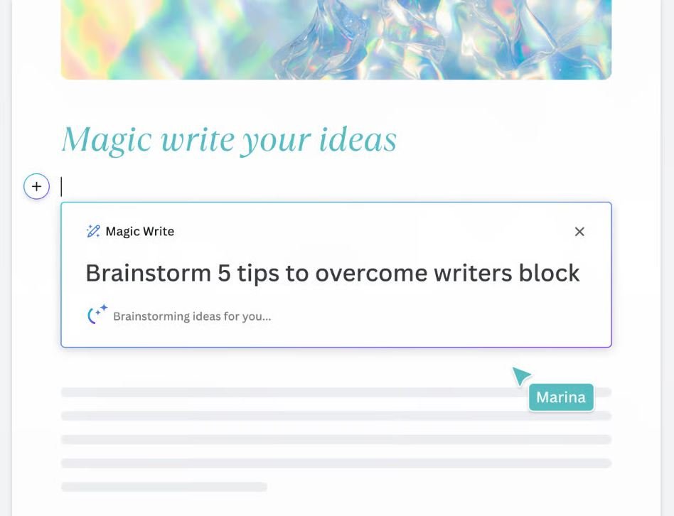 Magic Write by Canva
