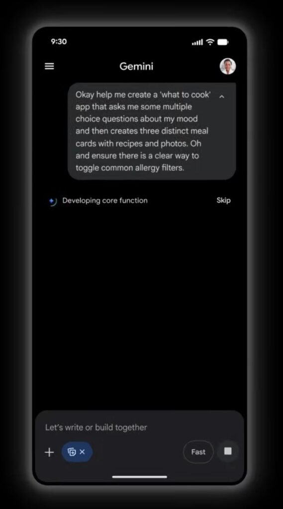 Gemini 3 Flash Developing