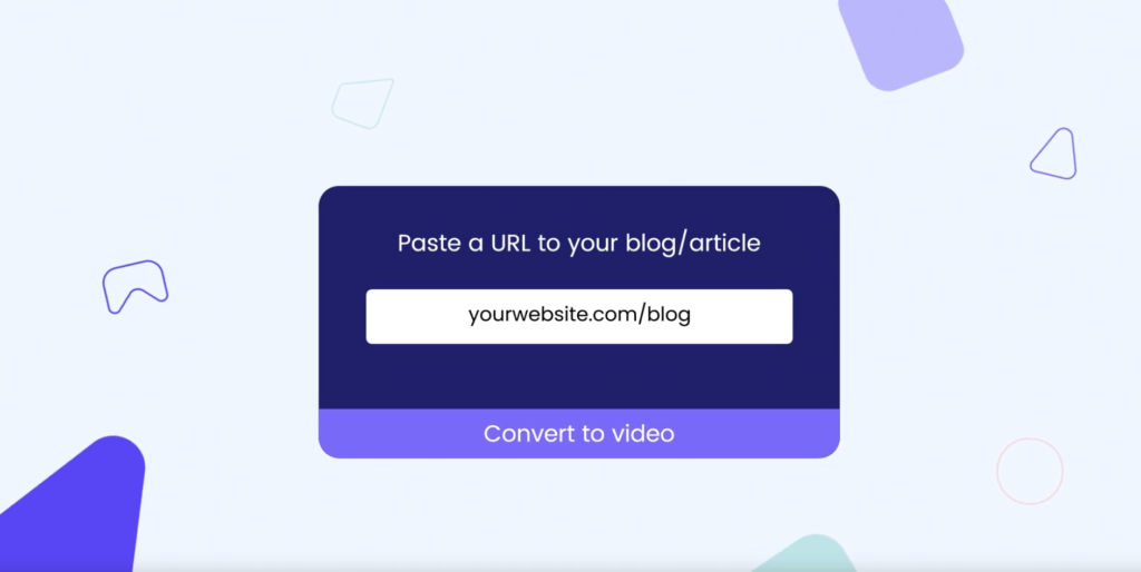 Lumen5 Video Generate from URL