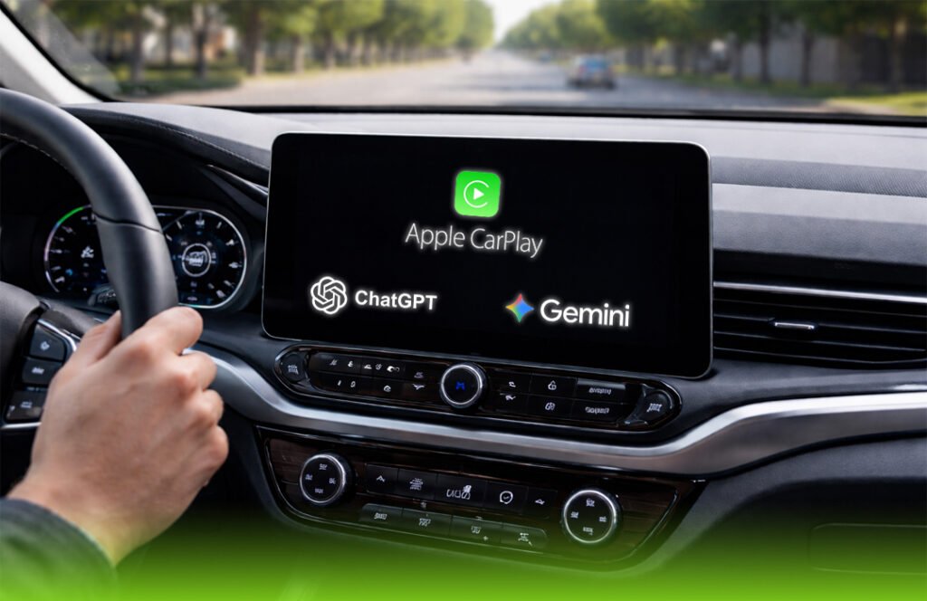 Apple CarPlay ChatGPT and Gemini