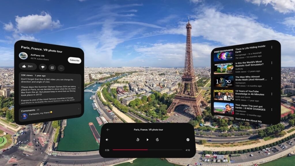 Apple Vision Pro Spatial YouTube Videos