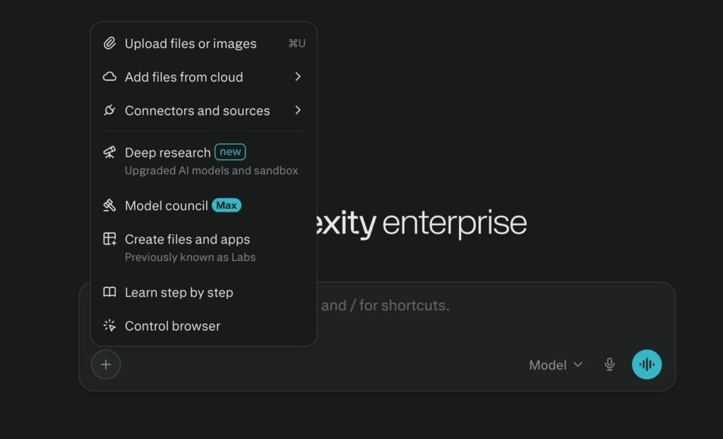 Perplexity Model Council Max