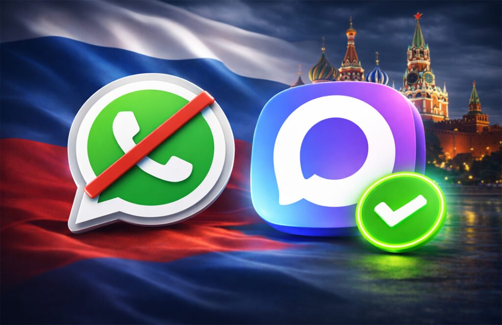 Russia bans WhatsApp promotes MAX app