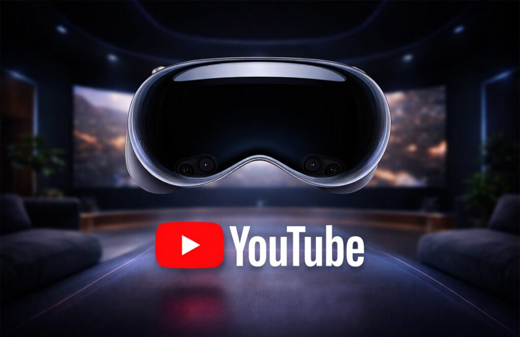 YouTube App on Apple Vision Pro