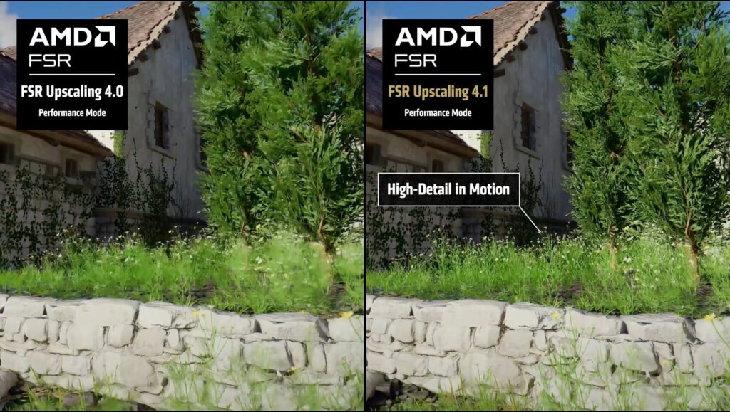 AMD FSR Upscaling 4.1