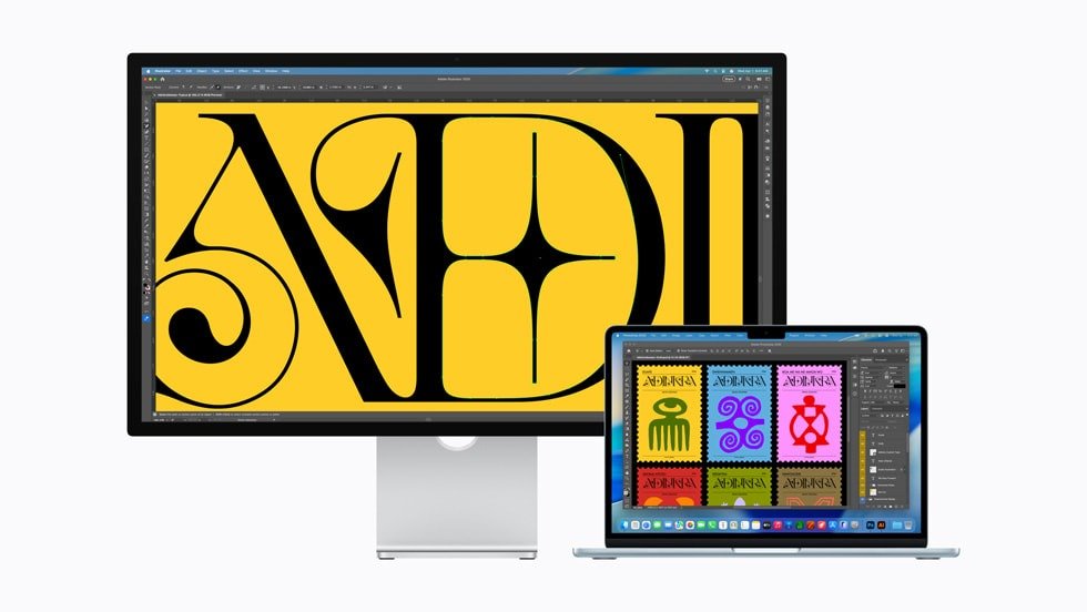 Apple Studio Display Adobe Illustrator