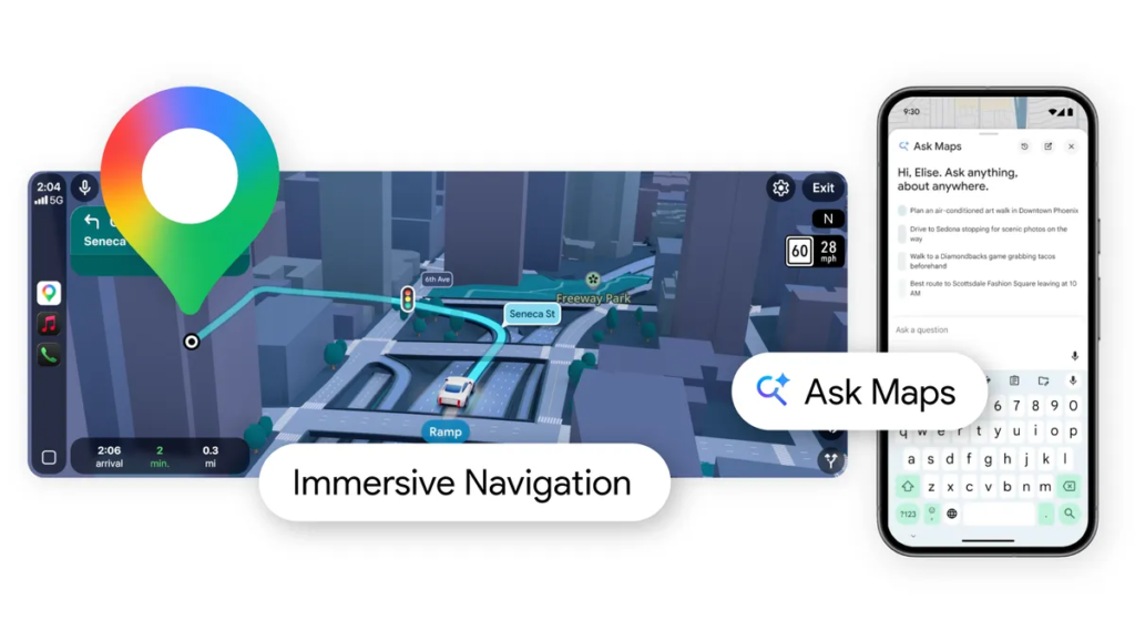 Ask Maps and Immersive Navigation