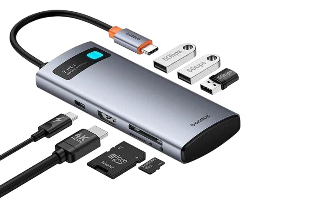 Baseus Metal Gleam Series 7-in-1 USB-C Hub
