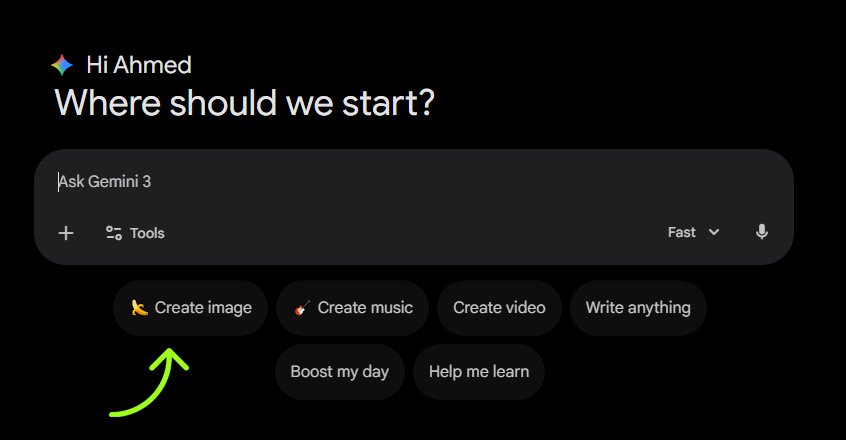 Gemini Create Image label