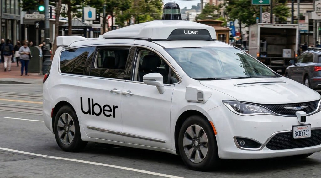 Uber Self-Driving Robotaxi California