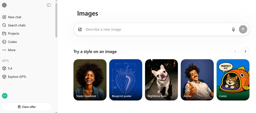 ChatGPT Image 2.0 Interface