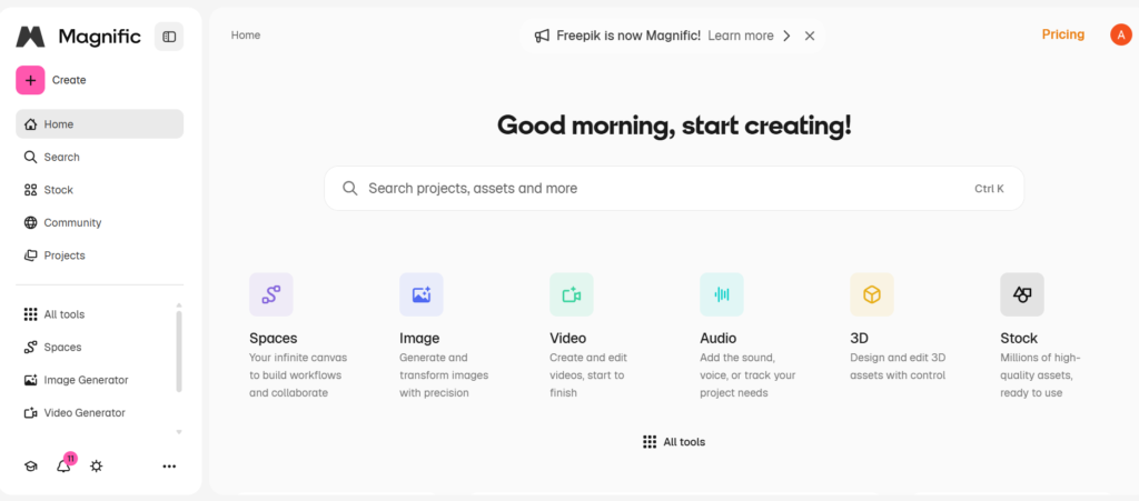 Magnific Tools