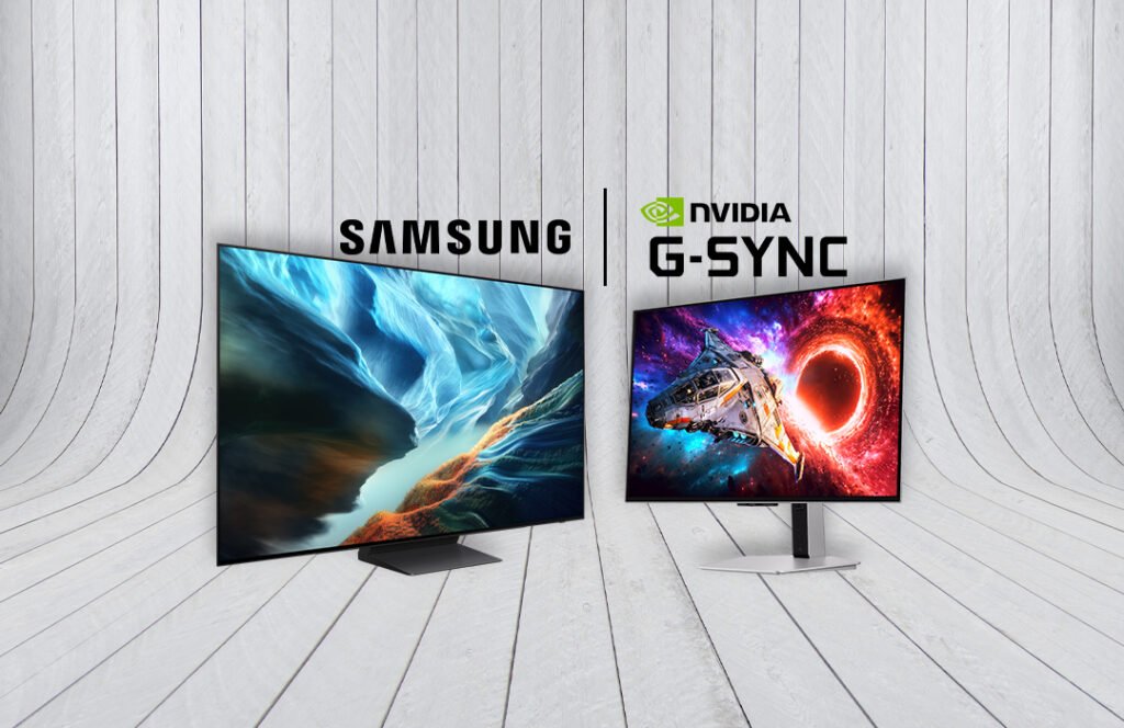 شاشات وتلفزيونات سامسونج تدعم تقنية NVIDIA G-SYNC في 2026 Samsung TVs and monitors Support Nvidia G-SYNC