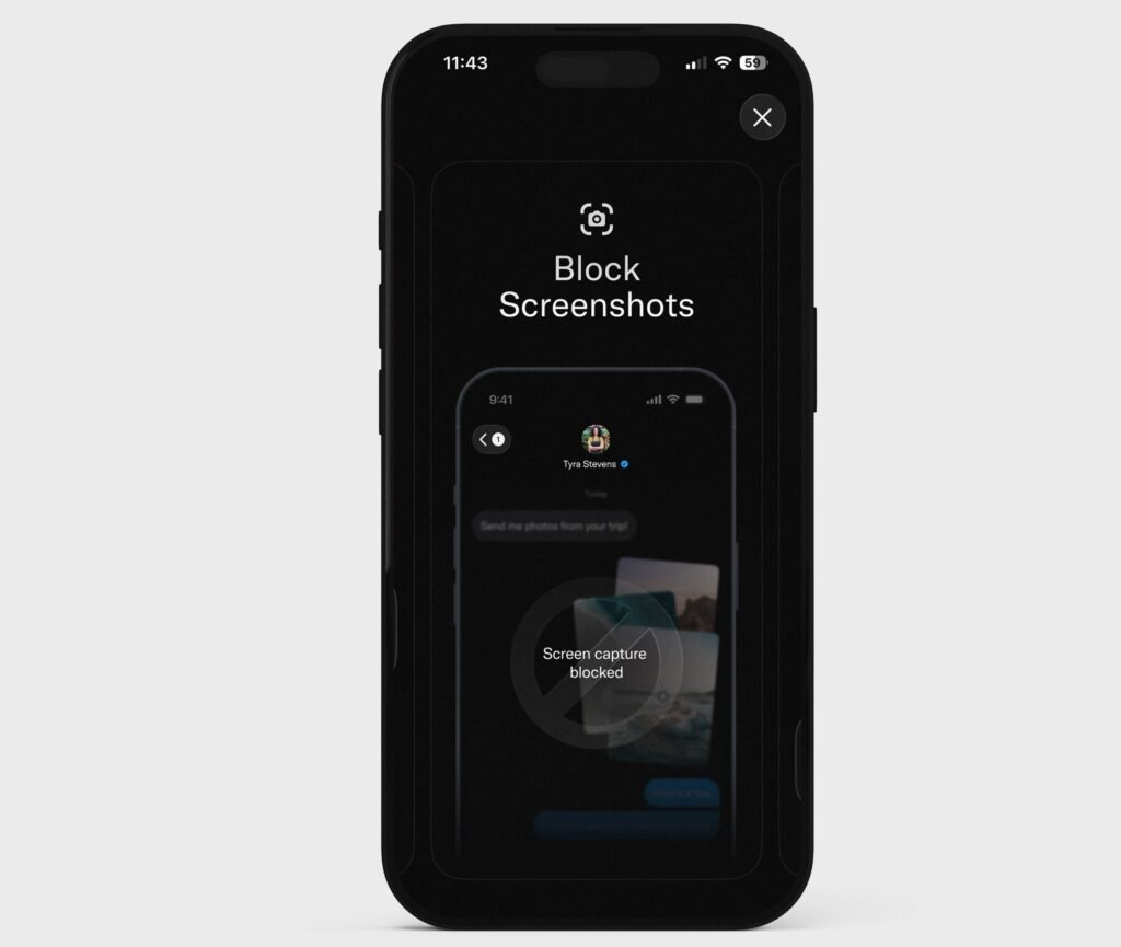 XChat Block Screenshot