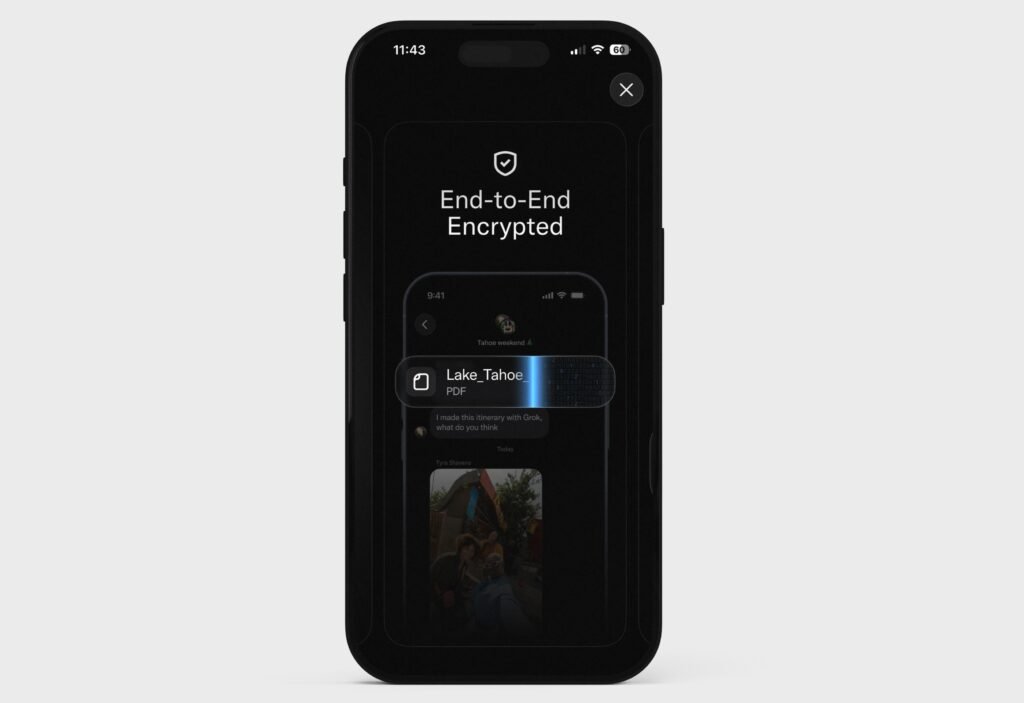 XChat end-to-end encrypted