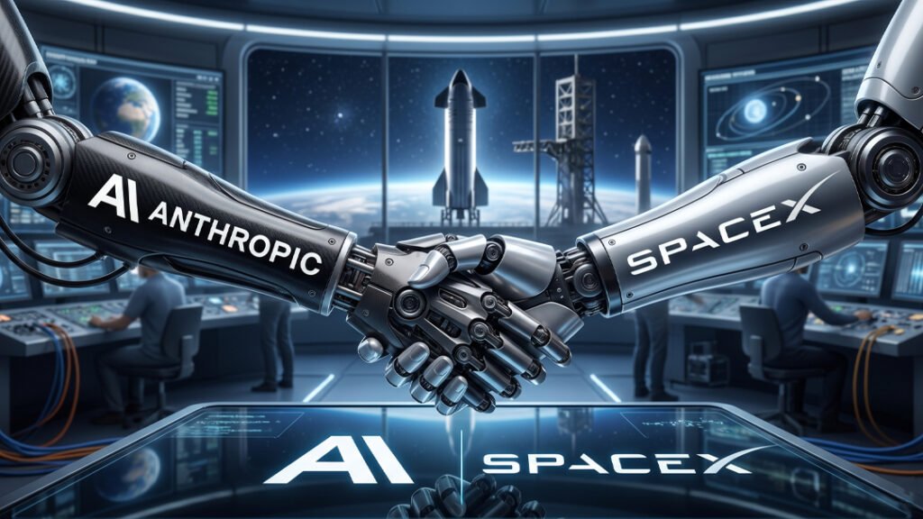صفقة Anthropic مع SpaceX – أخيرًا كلود ترفع حدود الاستخدام! Anthropic and SpaceX Partnership