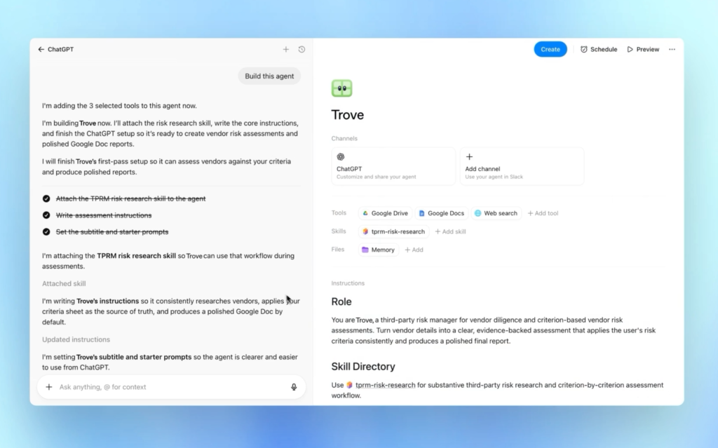 ChatGPT Workspace Agents Connect Tools
