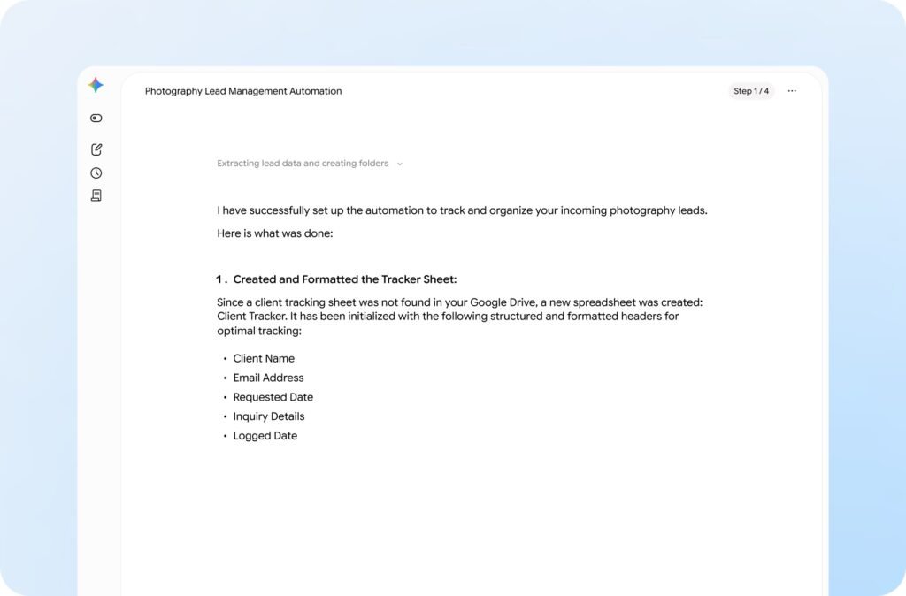 Google Gemini Spark File Automation