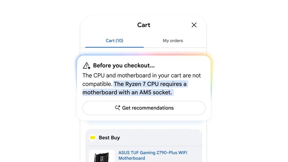 Google Universal Cart Checkout warning