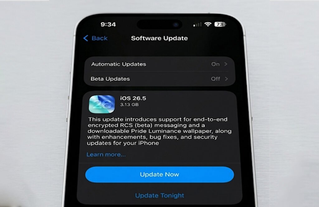 iPhone iOS 26.5
