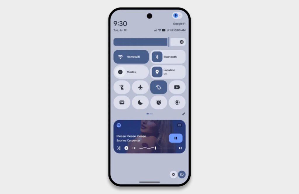 Android 17 Control Panel