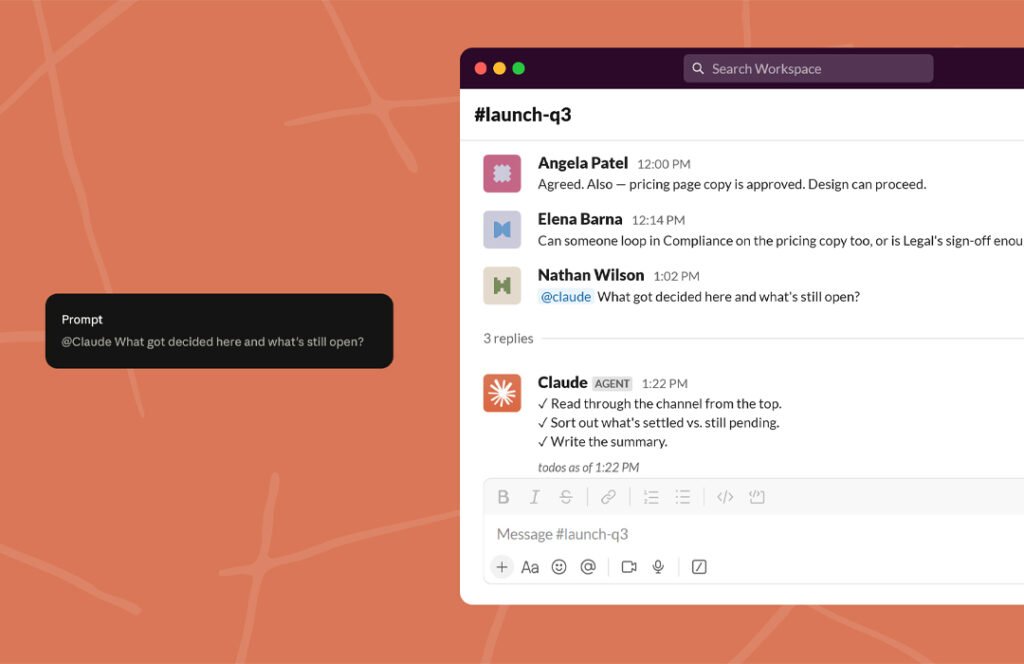 Claude Tag in Slack Catch up