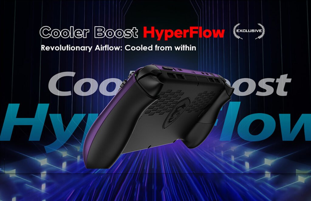 MSI Claw 8 EX AI + Cooler Boost HyperFlow