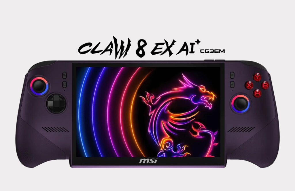 MSI Claw 8 EX AI + Handheld