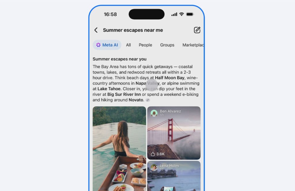Meta AI Mode Summer Escapes