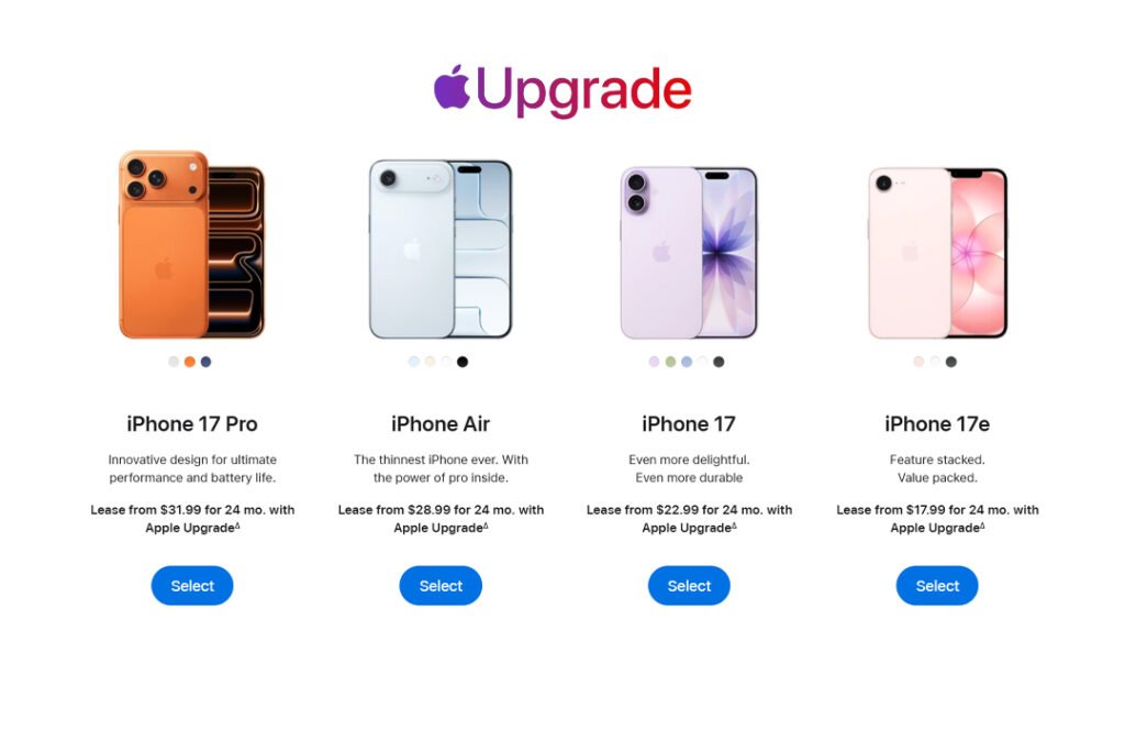 Apple Upgrade iPhones