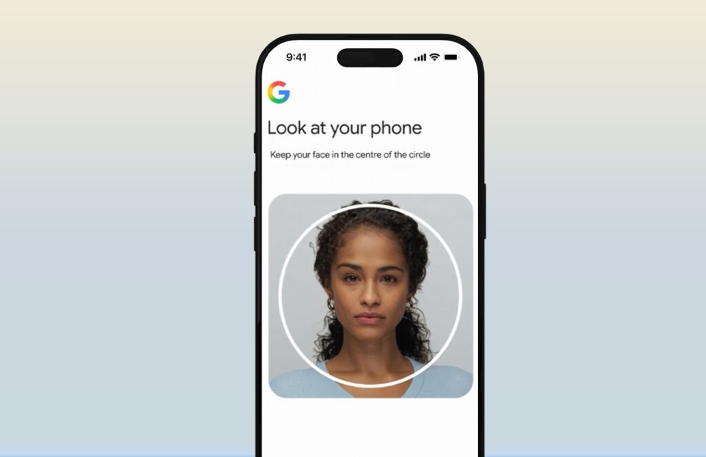 Google Face Selfie Sign-in