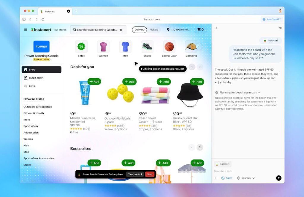 OpenAI Atlas Browser Agent