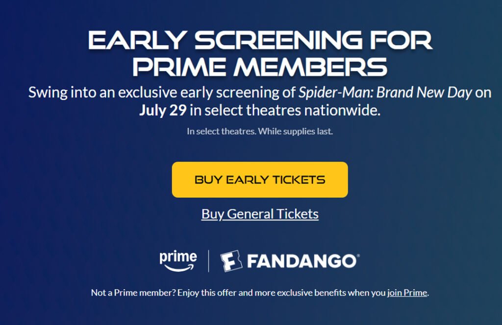Spider-Man Brand New Day Amazon Prime