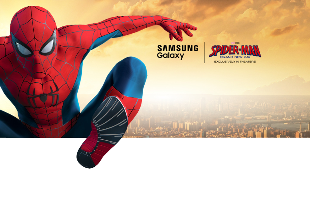 Spider-Man Brand New Day and Samsung