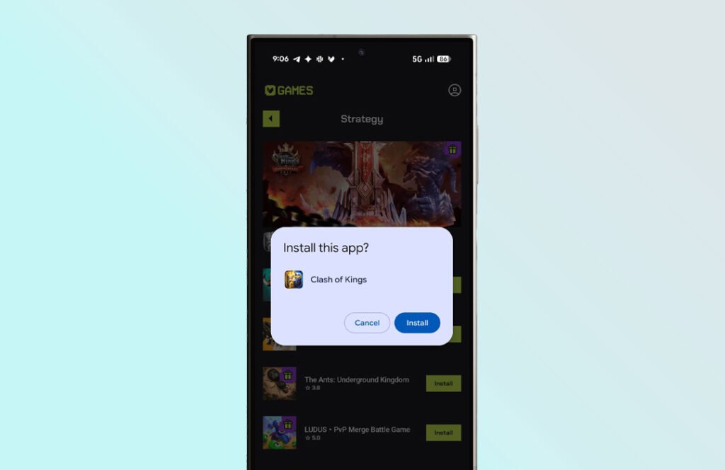 Google Play Third Party Apps Install