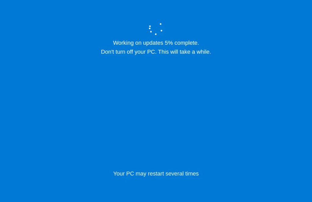 Windows 11 Update Screen