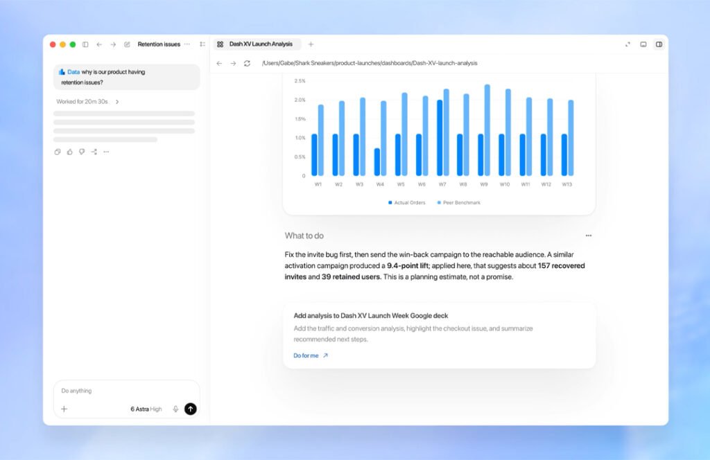Data Agent ChatGPT Work Retention Issue
