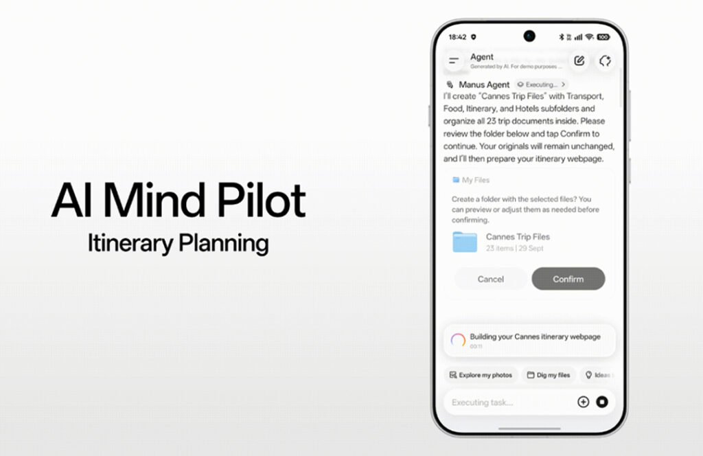 OPPO and Manus AI Mind Pilot