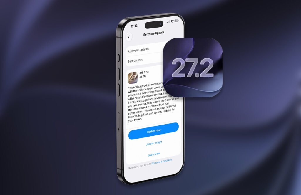 رسميًا وصول تحديث iOS 27.2 لهواتف ايفون iOS 27.2 Update